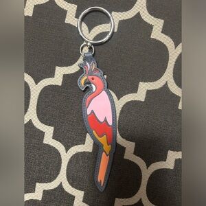 Vera Bradley leather bird tag